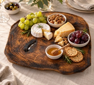 Luksusowa deska do serwowania serów i przekąsek – Italian Walnut