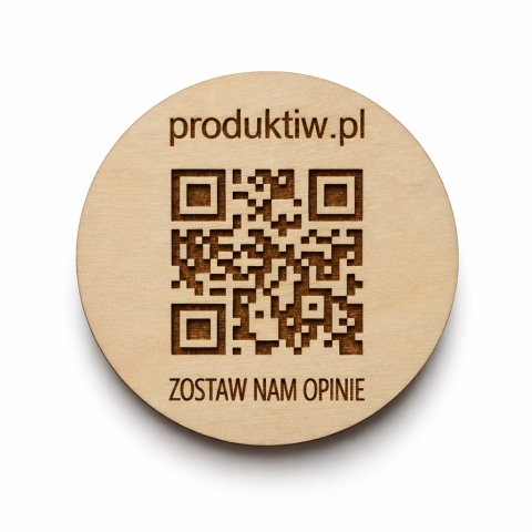 Magnes QR okrągły 6 cm – 50 szt – personalizowany