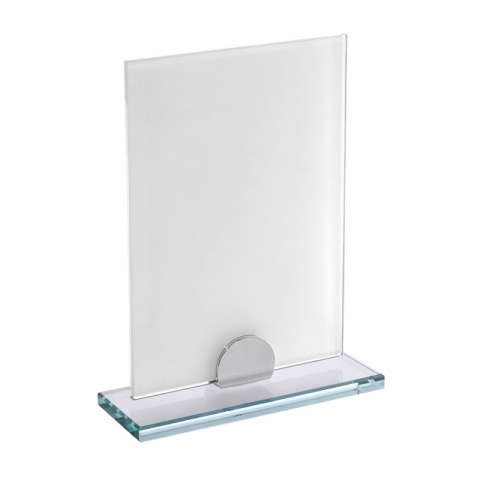 Statuetka szklana CLASSIC 6 mm z nadrukiem – elegancka nagroda okolicznościowa