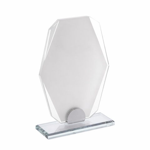 Statuetka szklana SOLIDIS 10 mm z personalizacją – elegancka nagroda firmowa