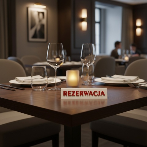 Tabliczka informacyjna 2 -warstwowa z pleksi z wycinanym laserowo napisem - przykład produktu