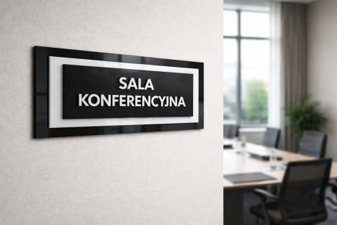 Tabliczka informacyjna 2 lub 3 warstwowa z pleksi – oznaczenie pomieszczeń 3D